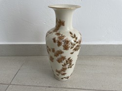 Rare porcelain vase with Zsolnay flower pattern