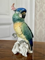 Ens porcelán papagáj 32cm