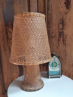 Vintage Japanese style rattan table lamp