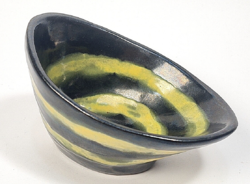 Retro industrial art ceramic bowl