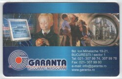 Foreign phone card 0166 (Romanian)