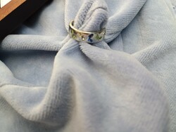 55 ös gyűrű hibátlan nemesacél  pillangós kék zöld fehér szinekben gyűrű új