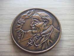 Pope John Paul II 1991 commemorative medal 26.73 Gr 42 mm