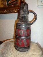 Modern-shaped, decorative, marked vase, 27 cm