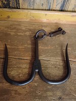 Meat hook, large meat scale hook, as a decoration or, if missing, a scale hook