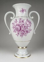 1R670 Nagyméretű aranyozott Hollóházi porcelán serleg váza 28.5 cm