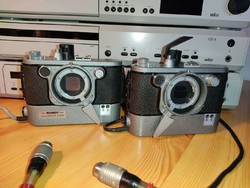 Kuriózum 2x ROBOT RECORDER 24BE ELECTRONIC MOVIE CAMERAS fényképezőgép teszteletlen