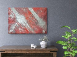 Unique abstract painting 35x50cm