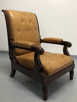 Bécsi Biedermeier fotel állítható háttámlával