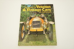 Vintage cars in Australia / car book in English / from the 1970s / old car picture book
