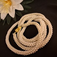 Old glass string of beads 100 cm