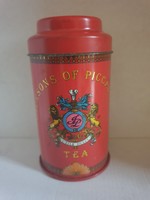 Old red Jacksons of Piccadilly tin box 16.5 Cm