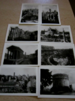 Sights of Rome photo black and white bromostamp
