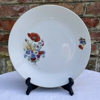 Kahla pipacsos - búzavirágos - virágos kerek porcelán tányér - tál
