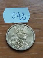 USA 1 DOLLÁR 2000 / P, Réz mangán-sárgaréz, "Sacagawea" dollár  542