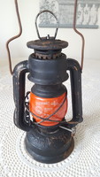 Ritka,régi  Ardolux 133 petróleumlámpa,piros Feuerhand Superbaby üveggel