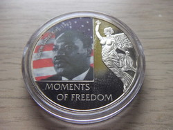 10 Dollár Martin Luther King  ( 1963 )  Libéria  2006 Zárt kapszulában