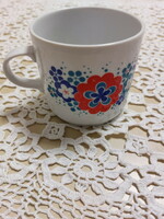 Alföldi retro bella, canteen pattern, porcelain mug, cup