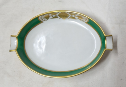 Herend hand-painted beautifully gilded porcelain ashtray or ashtray in perfect condition
