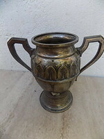 Silver-plated commemorative cup