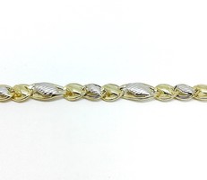 Yellow-white gold bracelet (zal-au124468)