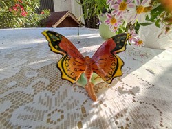 Csodaszép Bodrogkeresztúri porcelán pillangó