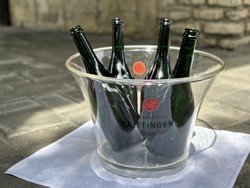 Taittinger Champagne dupla magnum vagy négy normál palackos pezsgőhűtő - Vadonatúj francia bárkellék