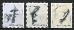 San Marino 0009 Mi 1162-1164 postatiszta      2,40 Euró