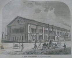 D203430 p277   A pesti vasúti indóház -  fametszet egy 1866-os újságból