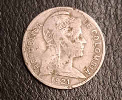 1921. Colombia 2 centavos (1622)
