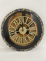 Epoxy wall clock is a living room decoration