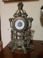 Old copper mantel clock
