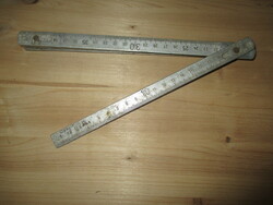 Old, aluminum colstok, folding length gauge, ideal
