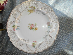 PL S Geschütz  porcelán  tányér kézzel festett 24 cm