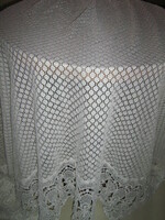 Beautiful vintage style wide lace curtain