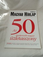 Iván gizella Hungarian newspaper 2003. May exclusive publication of the 50 most successful Hungarian businesswomen