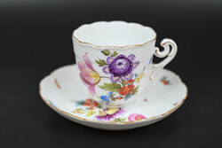 ÓHERENDI PORCELÁN CSÉSZE, ALJÁVAL