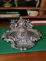 Antique Viennese bronze inkwell