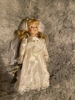 Classique collection crystal bridal porcelain doll