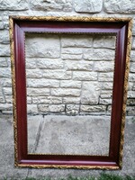Antik széles festmény keret tükör keret , képkeret  64 X 90 cm