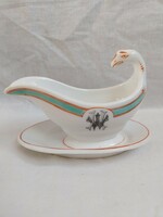 Antik porcelán szószos kiöntő