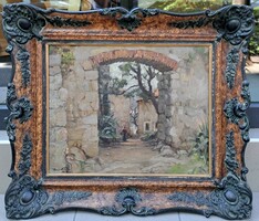 Jenő Kárpáthy (1870-1950): Mediterranean Detail