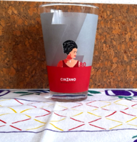 Cinzano „Mixing style” pohár (80-as évek)