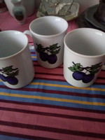 Zsolnay  szilvás bögrék pótlásnak