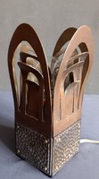 Iparművészeti bronz asztali lámpa ALKUDHATÓ design