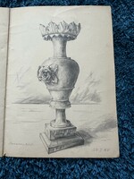 Rajz füzet ceruzarajzok 1940-es évekből grafikák