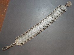 Régi Alpakka Zsebóra Lánc.21.5 cm.