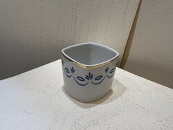 Hollóházi porcelán fogpiszkáló tartó, 6 cm-es. 4618