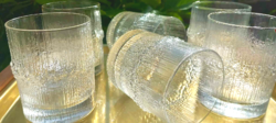 Wirkkala, finn, Iittala pohár készlet, 6 db, NIVA design