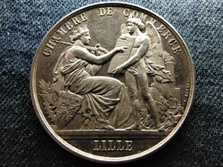 Lillei Kereskedelmi kamara 1714 ezüst emlékérem 22,6g 37mm